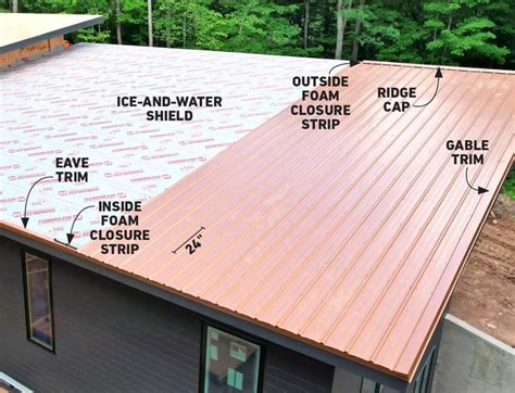 installing metal roofing this old house|residential metal roof installation.